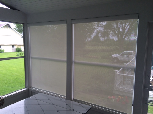 Exterior screen shades in Cornwall Vermont 
